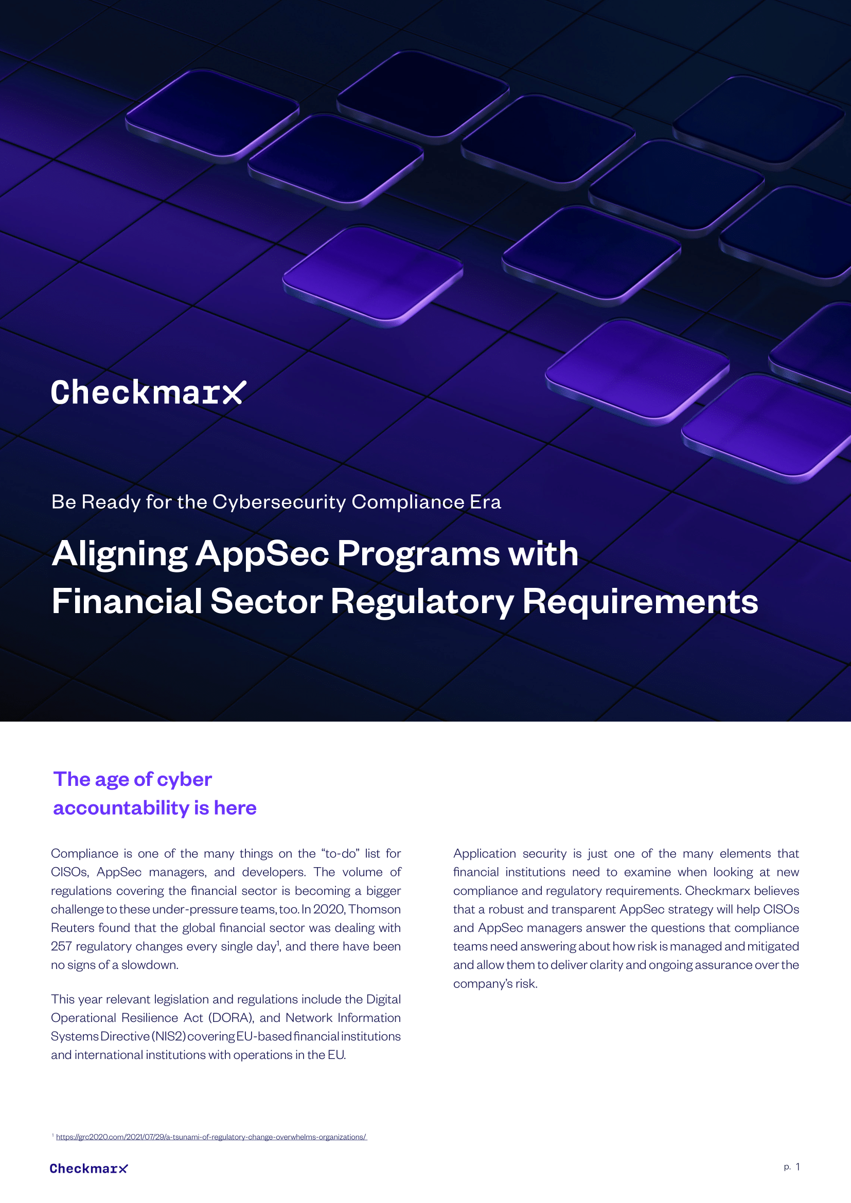 Aligning Appsec Programs with Financial Sector Regulatory Requirements ...